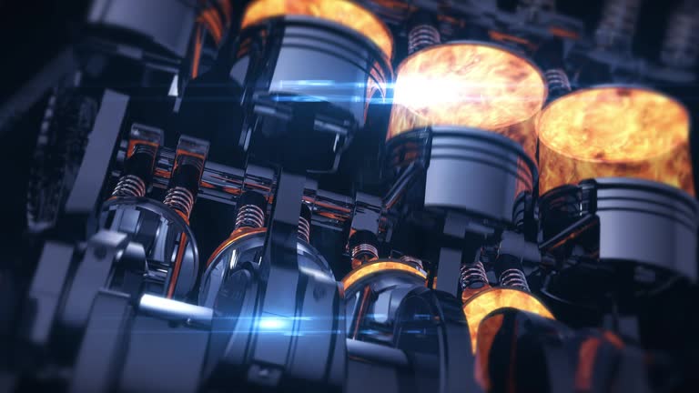Engine Explosion Animation Rotating V8 Engine 3D Animation With Explosions 동영상 (1176129499) - 게티이미지뱅크
