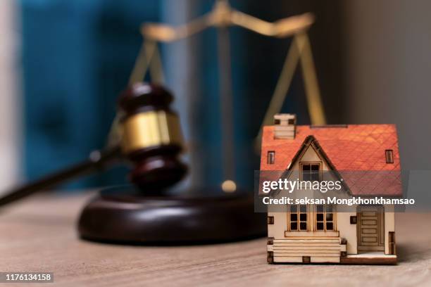 legal protection insurance home buying or auction or selling - foreclosure stock pictures, royalty-free photos & images
