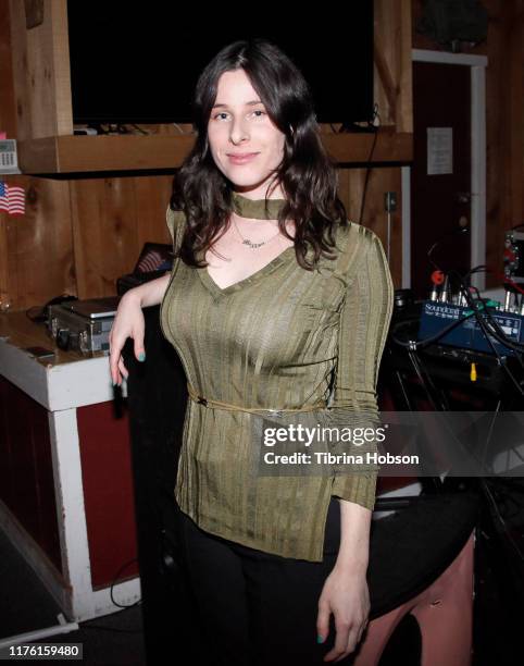 Sasha Spielberg attends the cocktail reception at the WUTI Goes IdyllWILD, Women Under The Influence Film Festival on September 20, 2019 in...