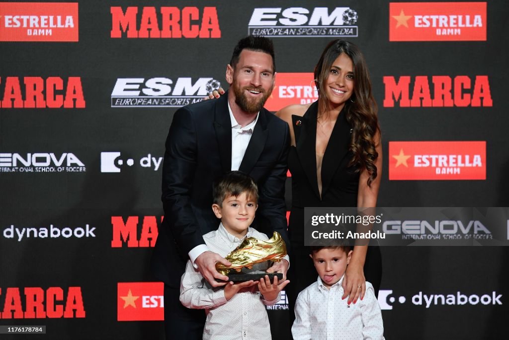 Lionel Messi wins sixth Golden Shoe award