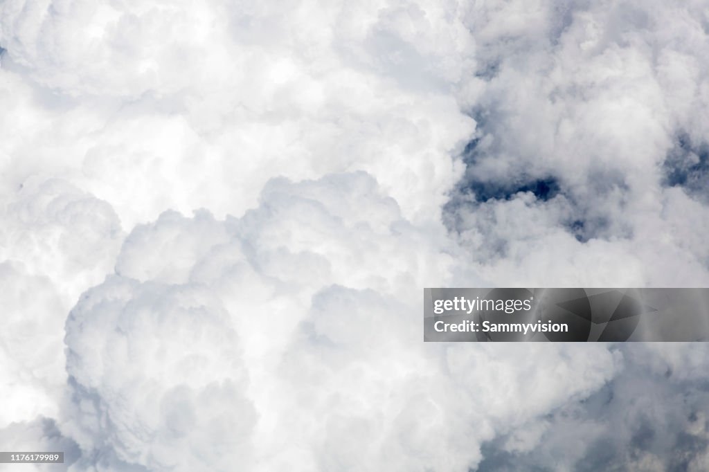 Clouds view from aircraft