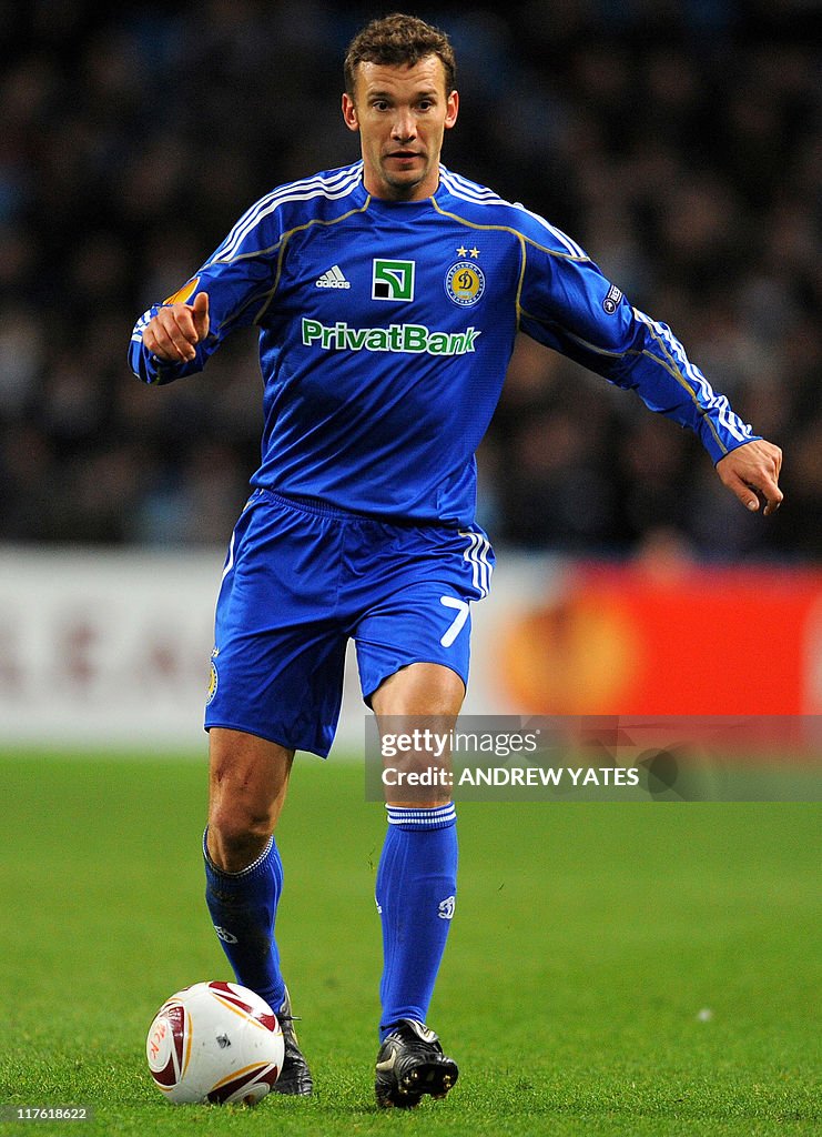 Dynamo Kiev's Ukrainian forward Andriy S