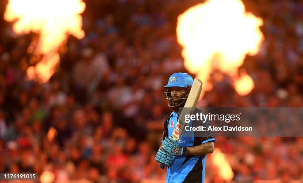 Moeen Ali of Worcestershire walks off after being dismissed during the Vitality T20 Blast Final match between Worcestershire Rapids and Essex Eagles...