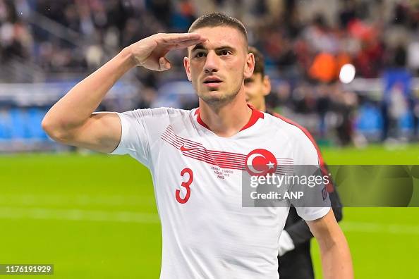 Merih Demiral of Turkey during the UEFA EURO 2020 qualifier group C ...