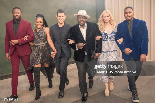 The Neighborhood" - Pictured : Sheaun McKinney , Tichina Arnold , Max Greenfield , Cedric the Entertainer , Beth Behrs and Marcel Spears star in the...