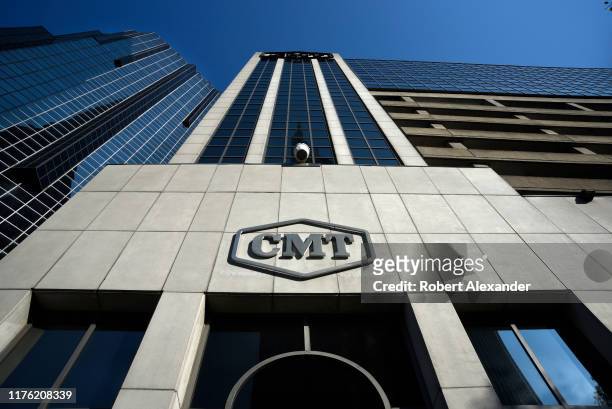 The public entrance to Country Music Television in Nashville, Tennessee. CMT is a pay television channel owned by Viacom Media Networks.