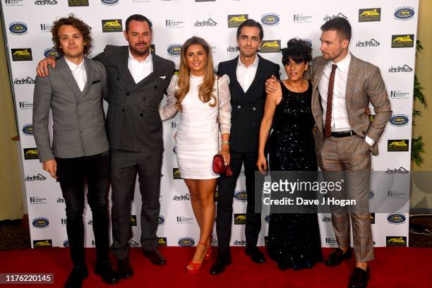 Danny Dyer, Dani Dyer, Sammy Kimmence and Irene Strank pose during the Paul Strank Charity Gala at the Bank of England Sports Centre on September 21,...