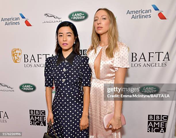 Maya Erskine and Anna Konkle attend the BAFTA Los Angeles + BBC America TV Tea Party 2019 at The Beverly Hilton Hotel on September 21, 2019 in...