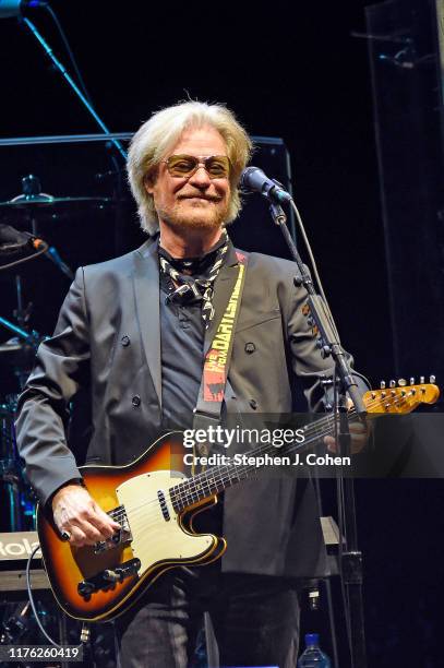 Daryl Hall of the music duo Hall & Oats performs during the 2019 Bourbon & Beyond Music Festival at Highland Ground on September 21, 2019 in...