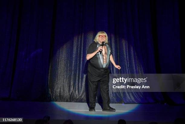 Bruce Vilanch performs onstage at Los Angeles LGBT Center Celebrates 50th Anniversary With "Hearts Of Gold" Concert & Multimedia Extravaganza at The...