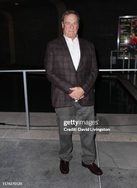 John Goodman attends the Center Theatre Group's "A Play Is a Poem" opening night performance at Mark Taper Forum on September 21, 2019 in Los...