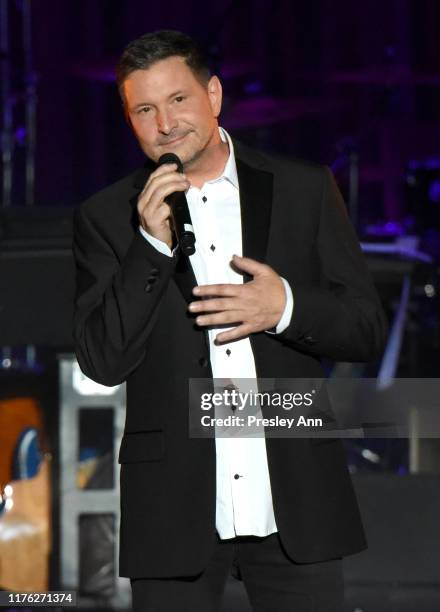 Ty Herndon performs onstage during Los Angeles LGBT Center Celebrates 50th Anniversary With "Hearts Of Gold" Concert & Multimedia Extravaganza at The...