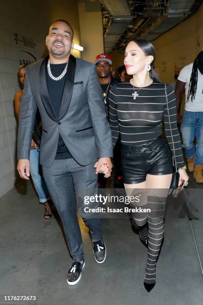 Envy and Gia Casey attend the 2019 iHeartRadio Music Festival at T-Mobile Arena on September 21, 2019 in Las Vegas, Nevada.