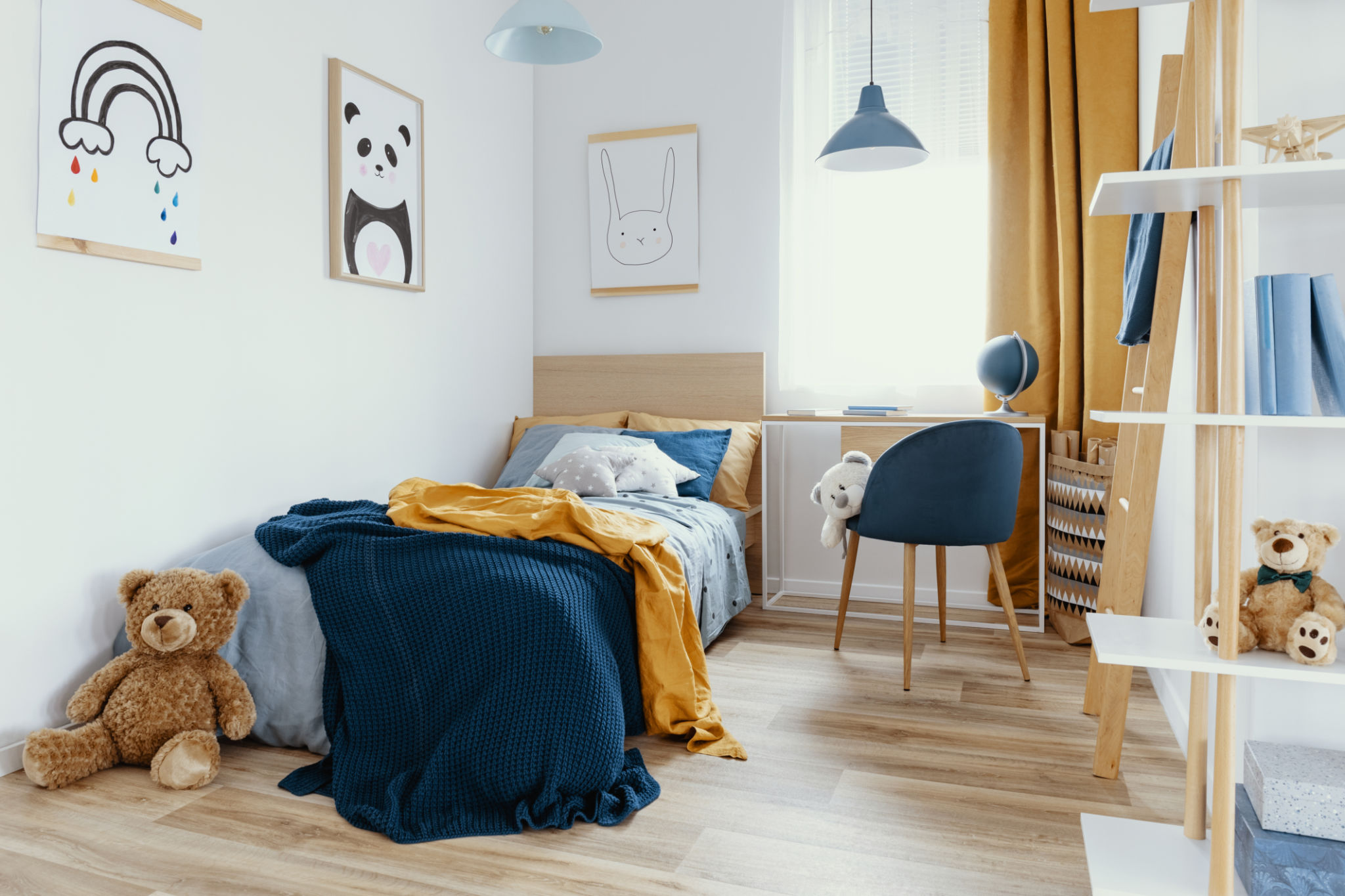 decorated child room