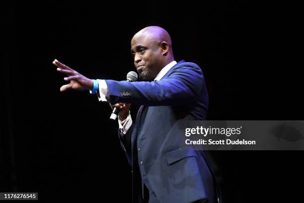 Actor Wayne Brady performs onstage during the Concert for America at Royce Hall, UCLA on September 21, 2019 in Westwood, California.