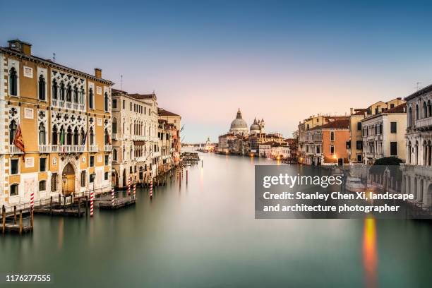iconic view of venice - venice canal stock pictures, royalty-free photos & images