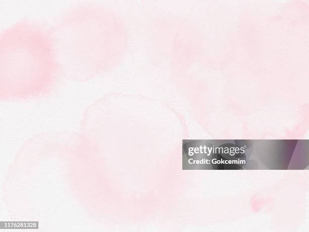 light pink paper texture background. border of hues of light pink paint splashing droplets. watercolor strokes design element. pink colored hand painted abstract texture. - softness stock illustrations