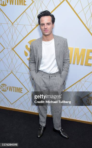 Actor Andrew Scott attends the Showtime Emmy Eve nominees celebration at San Vincente Bungalows on September 21, 2019 in West Hollywood, California.