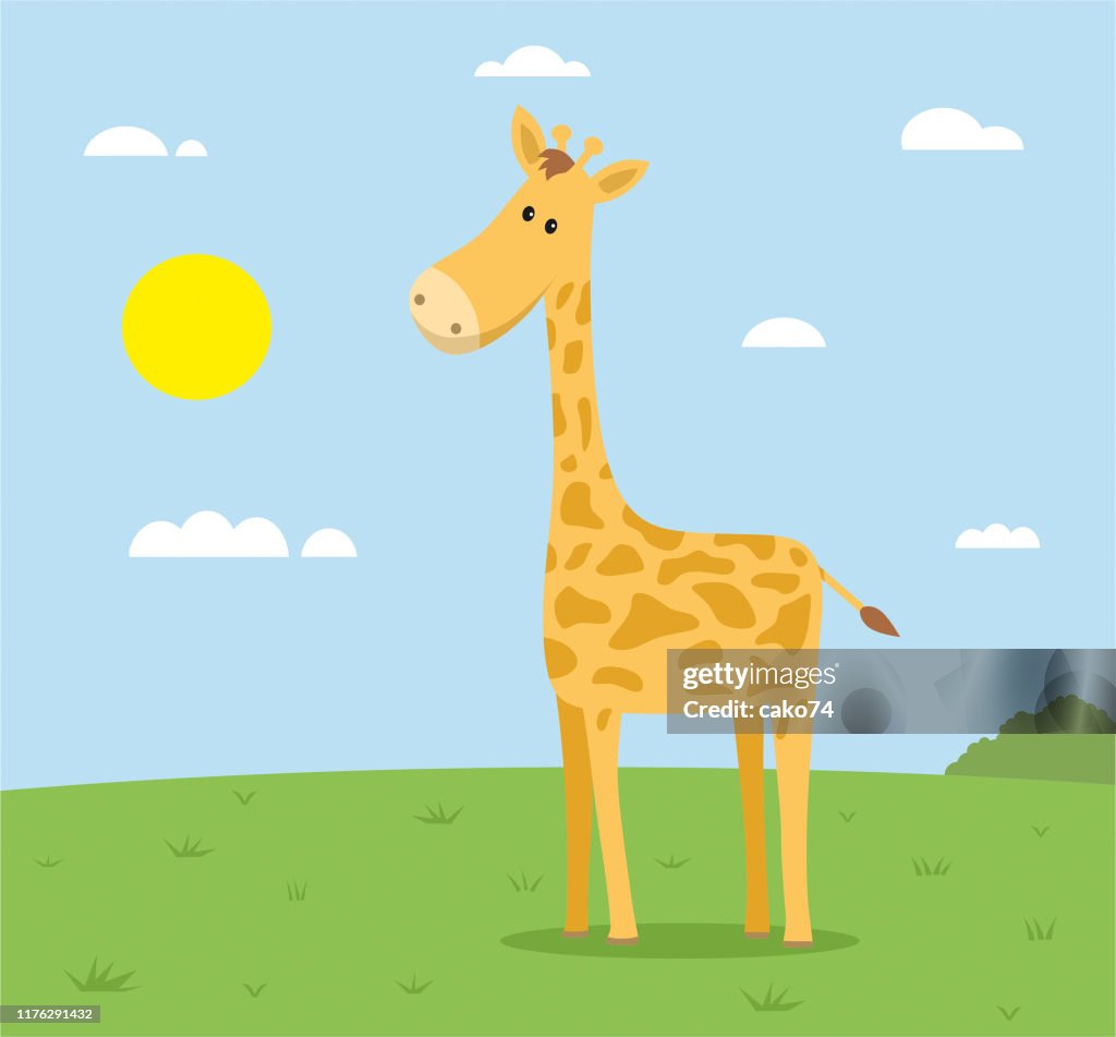 Cartoon Giraffe High-Res Vector Graphic - Getty Images