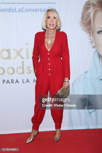 Laura Bozzo attends the "Todo Para La Mujer" 30th Anniversary Red Carpet at Live Aqua hotel on October 16, 2019 in Mexico City, Mexico