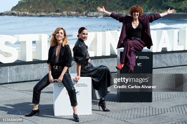 Leticia Dolera, Celia Freijeiro and Aixa Villagran attend 'Vida Perfecta ' photocall during 67th San Sebastian Film Festiva at Kursaal, San Sebastian...