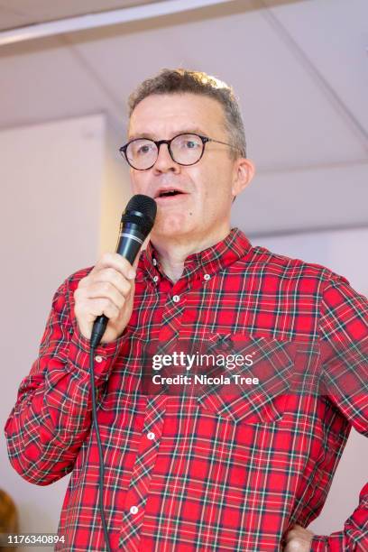 Tom Watson, Deputy leader and Labour MP for West Bromich East speaks at the Labour First Rally Fringe event at the 2019 Labour Party conference on...