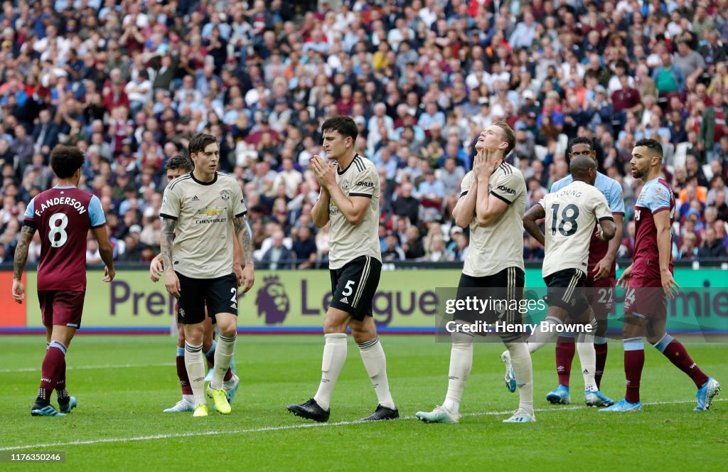 West Ham United v Manchester United - Premier League