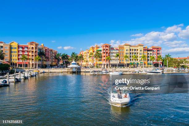 florida (us) - bucht von neapel - naples florida stock-fotos und bilder