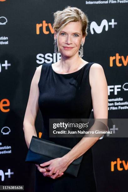 Ina Weise attends 'Dars Vorspiel ' premiere during 67th San Sebastian Film Festiva at Kursaal, San Sebastian on September 22, 2019 in San Sebastian,...