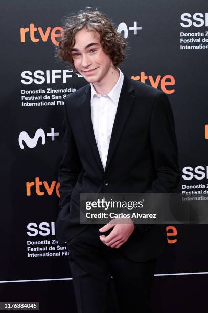 Actor Ilja Monti attends 'Dars Vorspiel ' photocall during 67th San Sebastian Film Festiva on September 22, 2019 in San Sebastian, Spain.