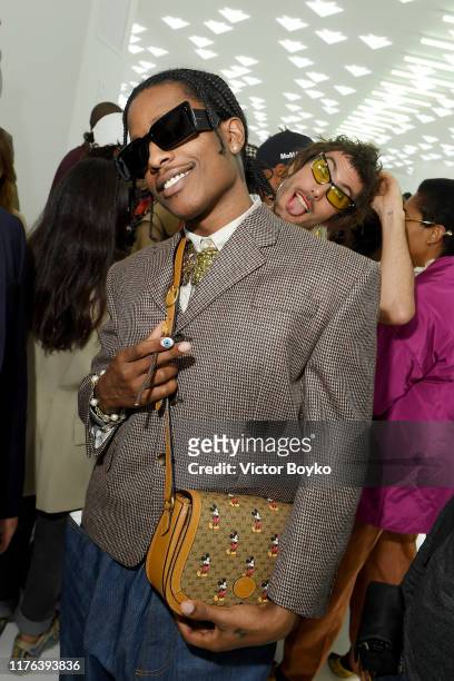 Rocky attends the Gucci show during Milan Fashion Week Spring/Summer 2020 on September 22, 2019 in Milan, Italy.