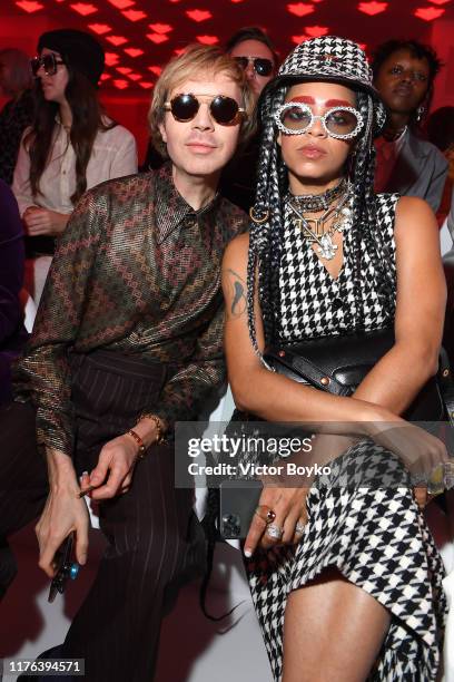 Beck and Kelsey Lu attend the Gucci show during Milan Fashion Week Spring/Summer 2020 on September 22, 2019 in Milan, Italy.