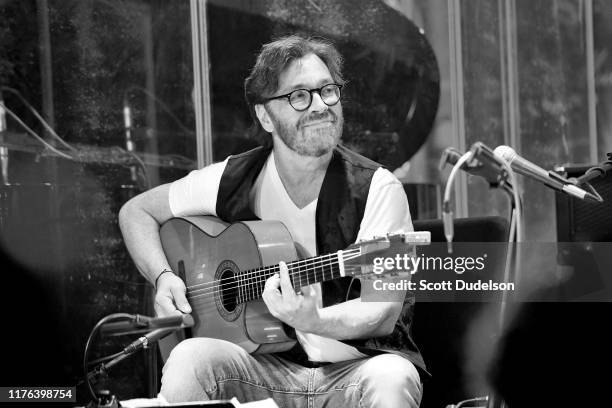 Jazz musician Al Di Meola performs onstage during the 'Past, Present and Future' tour at The Canyon on September 20, 2019 in Agoura Hills, California.