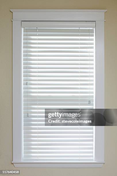 window with blinds - lameller bildbanksfoton och bilder