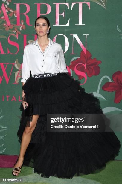 Ludovica Sauer attends the Green Carpet Fashion Awards during the Milan Fashion Week Spring/Summer 2020 on September 22, 2019 in Milan, Italy.