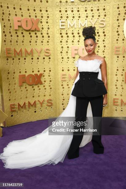 Melanie Liburd attends the 71st Emmy Awards at Microsoft Theater on September 22, 2019 in Los Angeles, California.