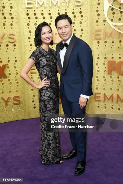 Jae W. Suh and Randall Park attend the 71st Emmy Awards at Microsoft Theater on September 22, 2019 in Los Angeles, California.