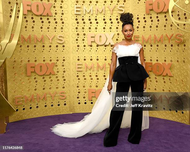 Melanie Liburd attends the 71st Emmy Awards at Microsoft Theater on September 22, 2019 in Los Angeles, California.