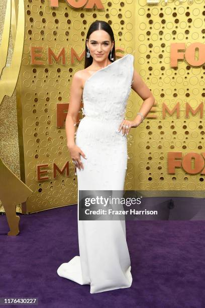 Emanuela Postacchini attends the 71st Emmy Awards at Microsoft Theater on September 22, 2019 in Los Angeles, California.