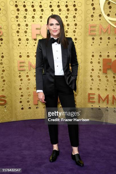 Clea DuVall attends the 71st Emmy Awards at Microsoft Theater on September 22, 2019 in Los Angeles, California.