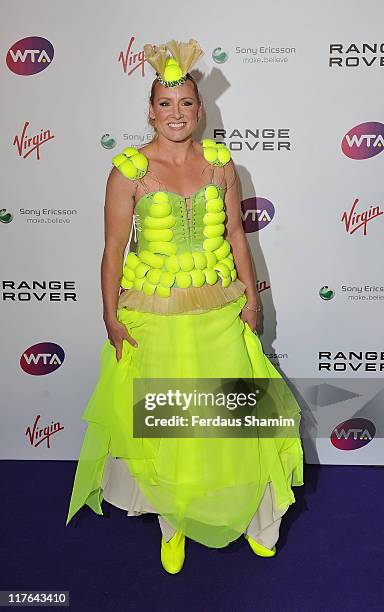 Bethanie Mattek-Sands attends the Pre-Wimbledon Party at Kensington Roof Gardens on June 16, 2011 in London, England.