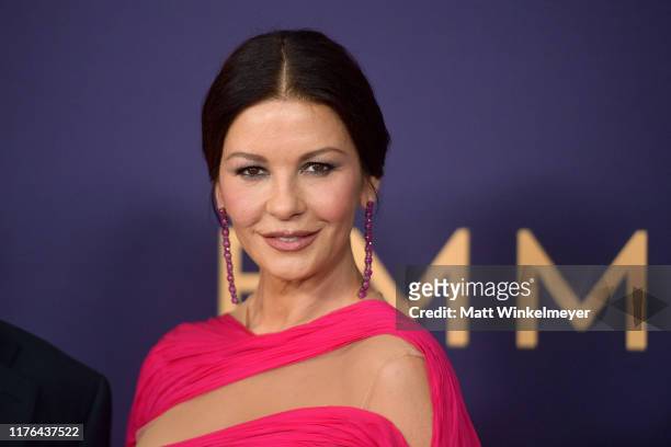 Catherine Zeta-Jones attends the 71st Emmy Awards at Microsoft Theater on September 22, 2019 in Los Angeles, California.