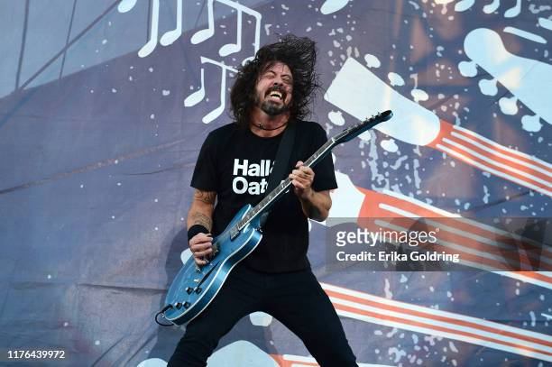 Dave Grohl of Foo Fighters performs onstage during day 2 of the 2019 Pilgrimage Music & Cultural Festival on September 22, 2019 in Franklin,...