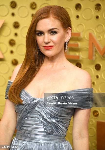 Isla Fisher attends the 71st Emmy Awards at Microsoft Theater on September 22, 2019 in Los Angeles, California.