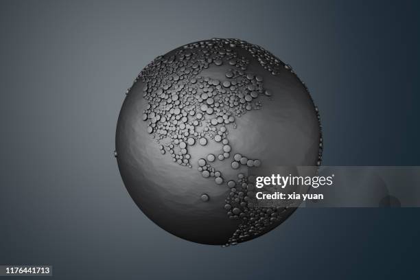 metal globe showing america - map of usa showing states stock pictures, royalty-free photos & images