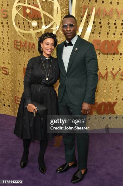 Amatus Sami-Karim and Mahershala Ali attend the 71st Emmy Awards at Microsoft Theater on September 22, 2019 in Los Angeles, California.