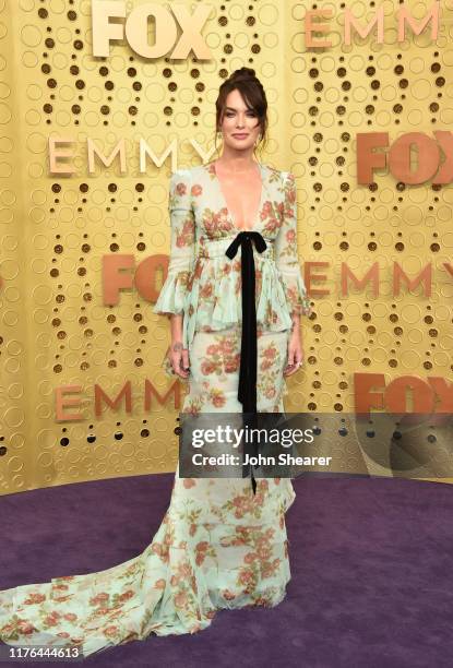 Lena Headey attends the 71st Emmy Awards at Microsoft Theater on September 22, 2019 in Los Angeles, California.