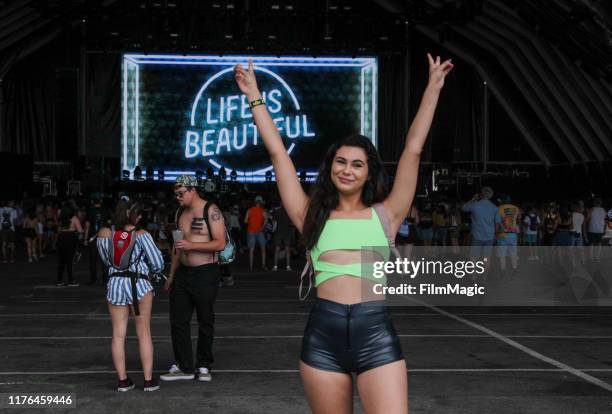 Festivalgoers during the 2019 Life is Beautiful Music & Art Festival – Atmosphere - Day 3 on September 22, 2019 in Las Vegas, Nevada.