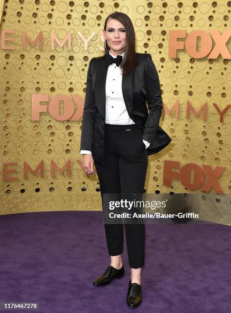 Clea DuVall attends the 71st Emmy Awards at Microsoft Theater on September 22, 2019 in Los Angeles, California.