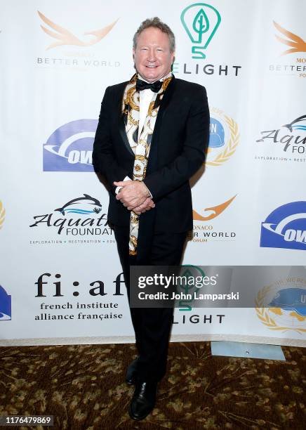 Andrew Forrest attends Monaco Better World Forum Gala 2019 at Westin Grand Central on September 22, 2019 in New York City.